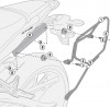 TE 2115 podpěry brašen GIVI 3D600 pro motocykl Yamaha MT-09, EASYLOCK